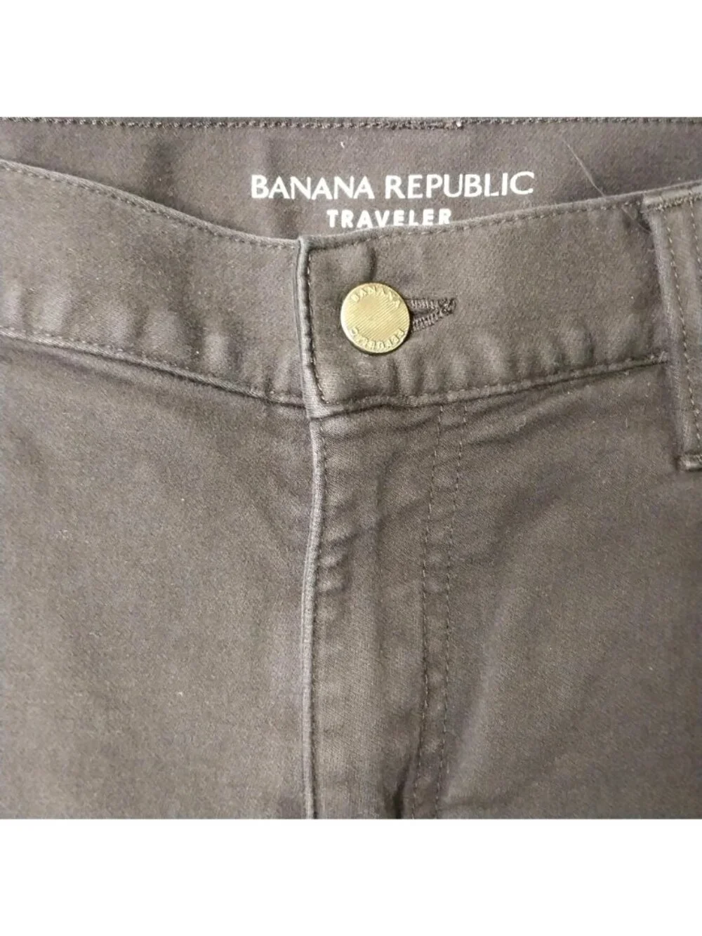 Banana Republic Men's Slim Fit Jeans 33x32 Black Cotton Blend